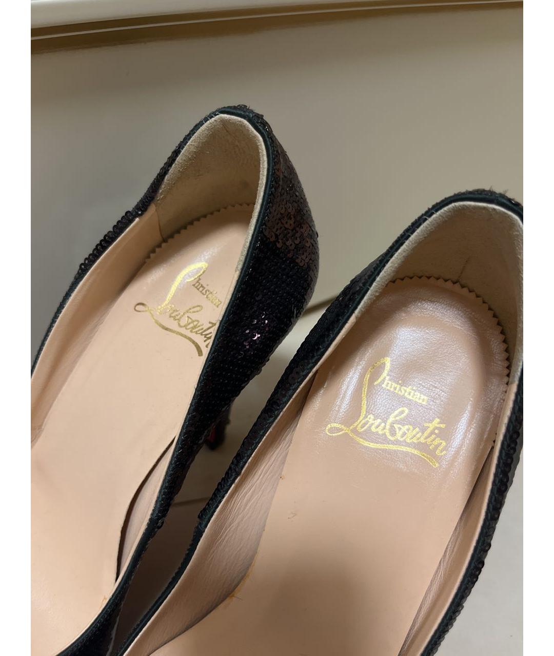 CHRISTIAN LOUBOUTIN Черные туфли, фото 5