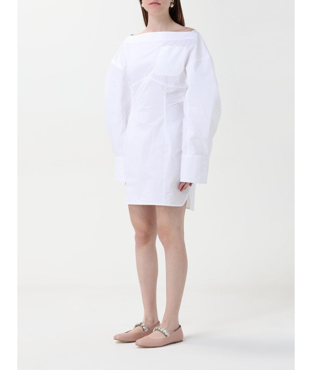 JACQUEMUS Белое платье, фото 4