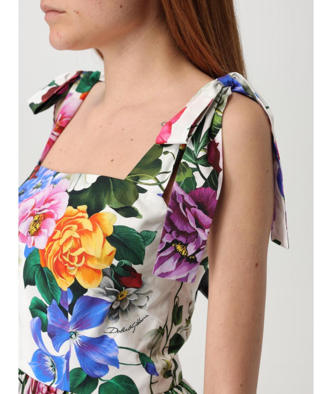 DOLCE&GABBANA Мульти платье, фото 5