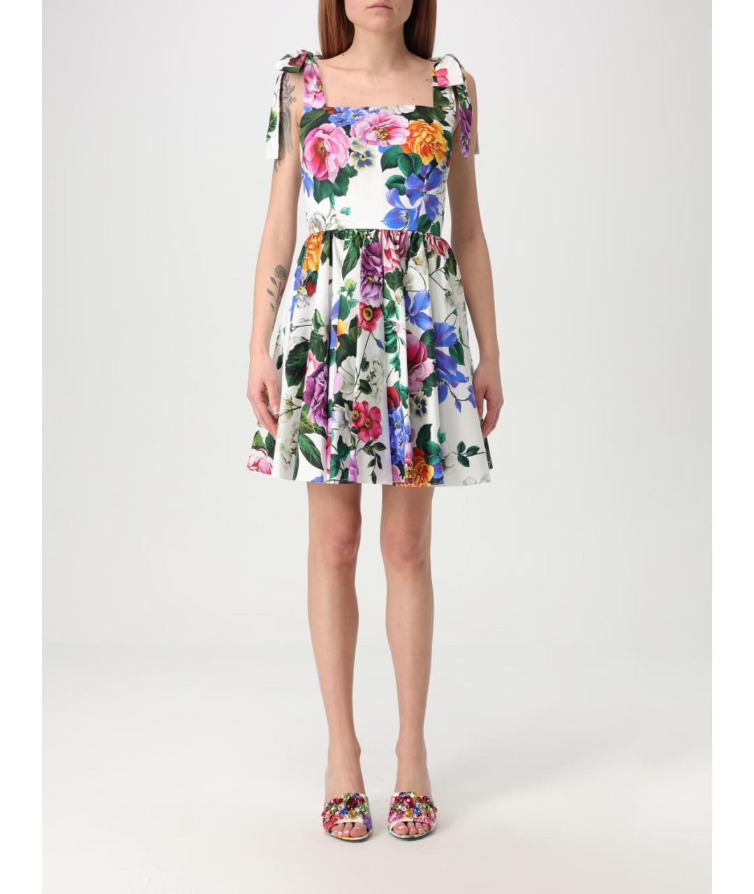 DOLCE&GABBANA Мульти платье, фото 2