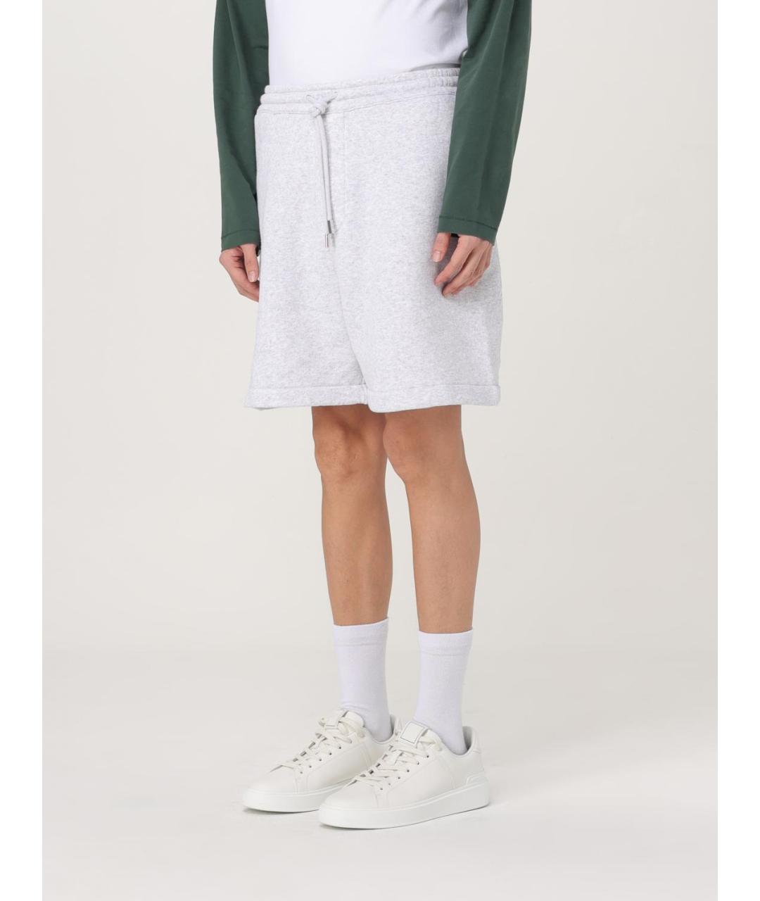 JACQUEMUS Серые хлопковые шорты, фото 5