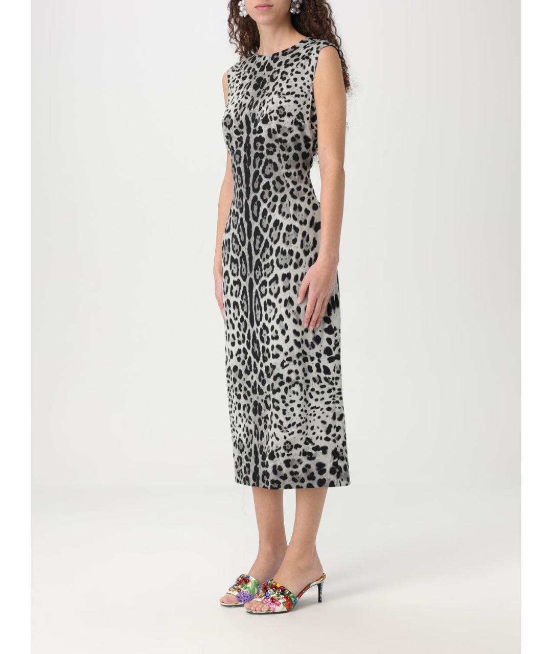 DOLCE&GABBANA Мульти повседневное платье, фото 4