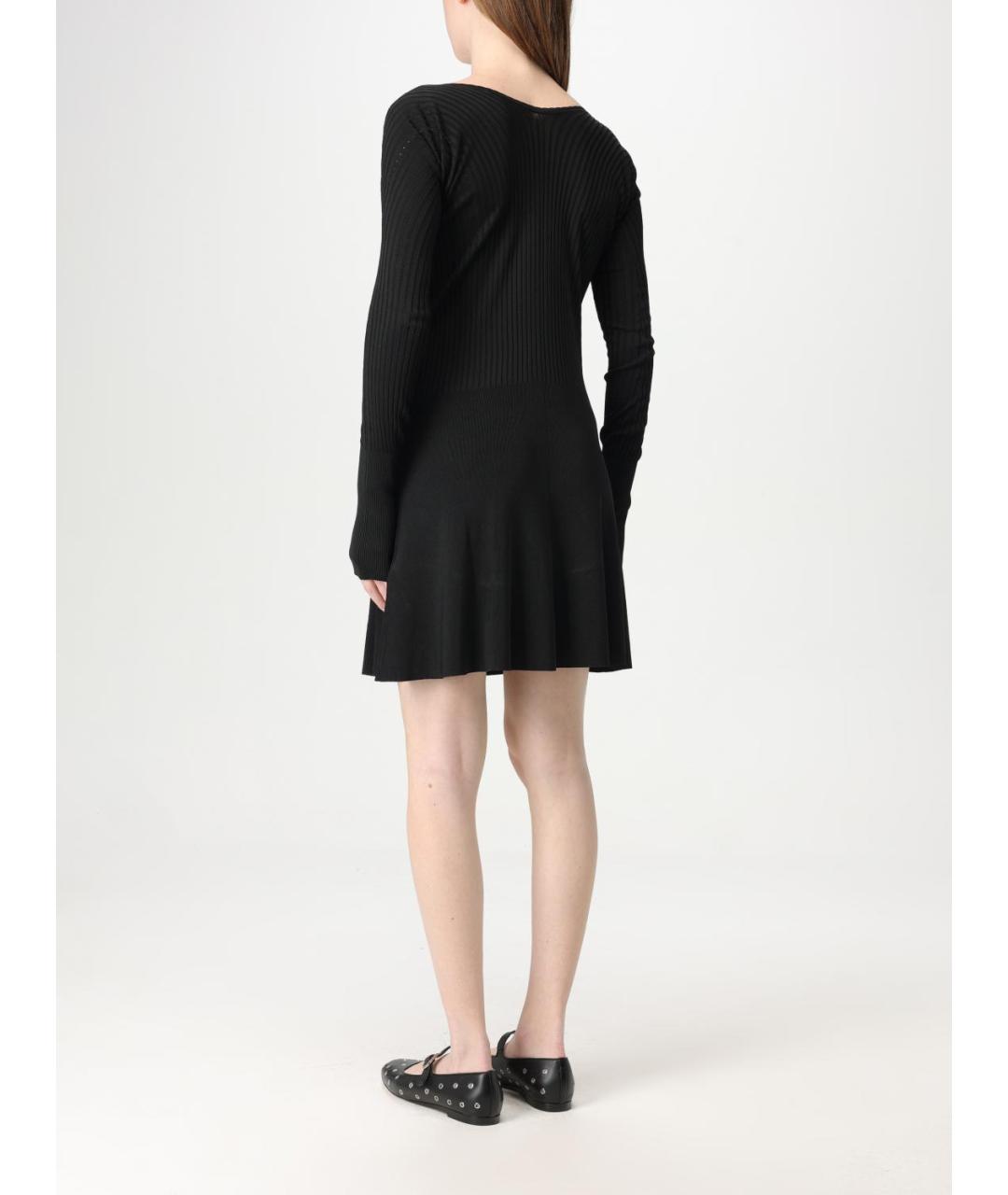 JACQUEMUS Черное вискозное повседневное платье, фото 3
