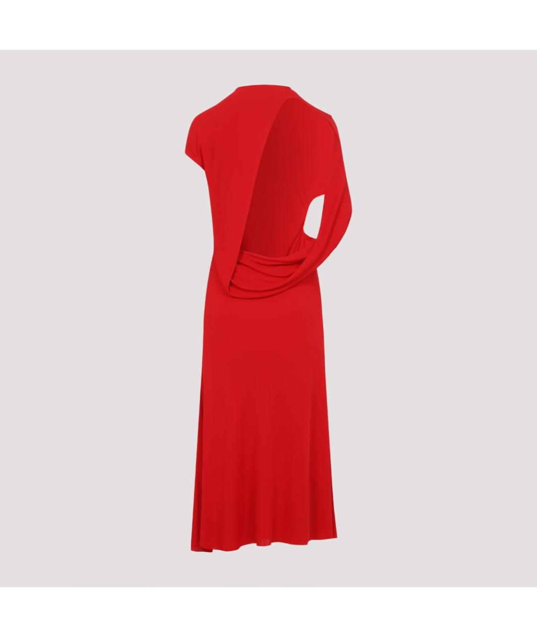JACQUEMUS Красное повседневное платье, фото 6