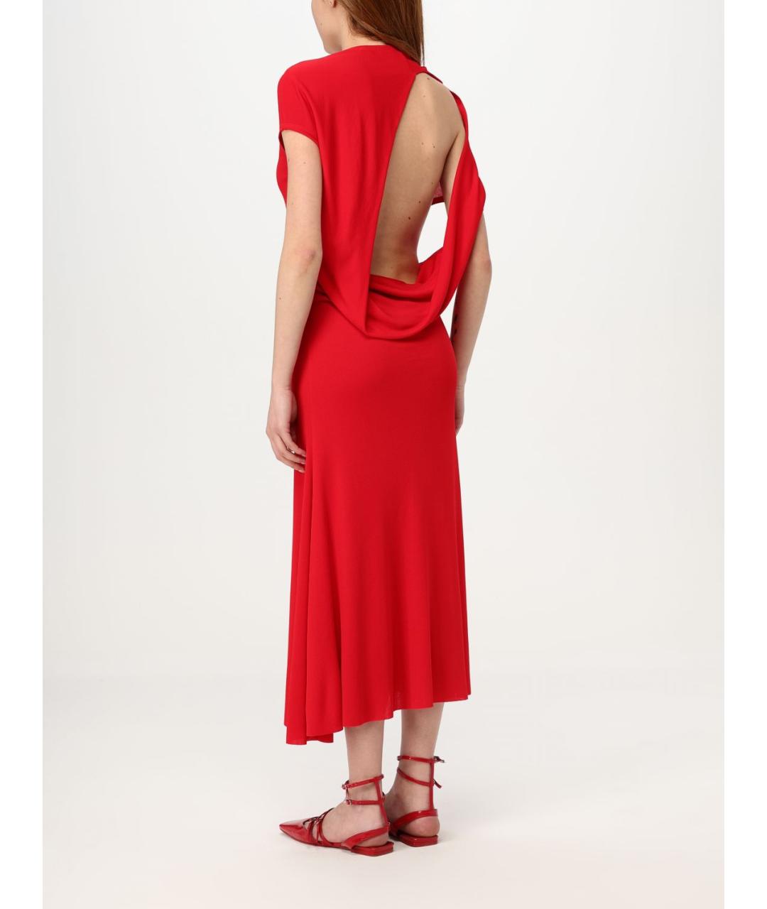 JACQUEMUS Красное повседневное платье, фото 3