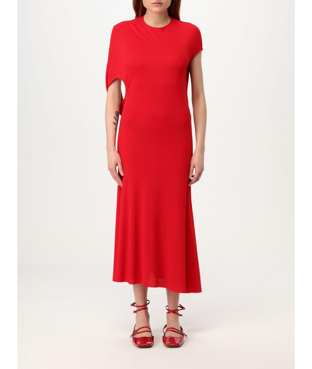 JACQUEMUS Красное повседневное платье, фото 2