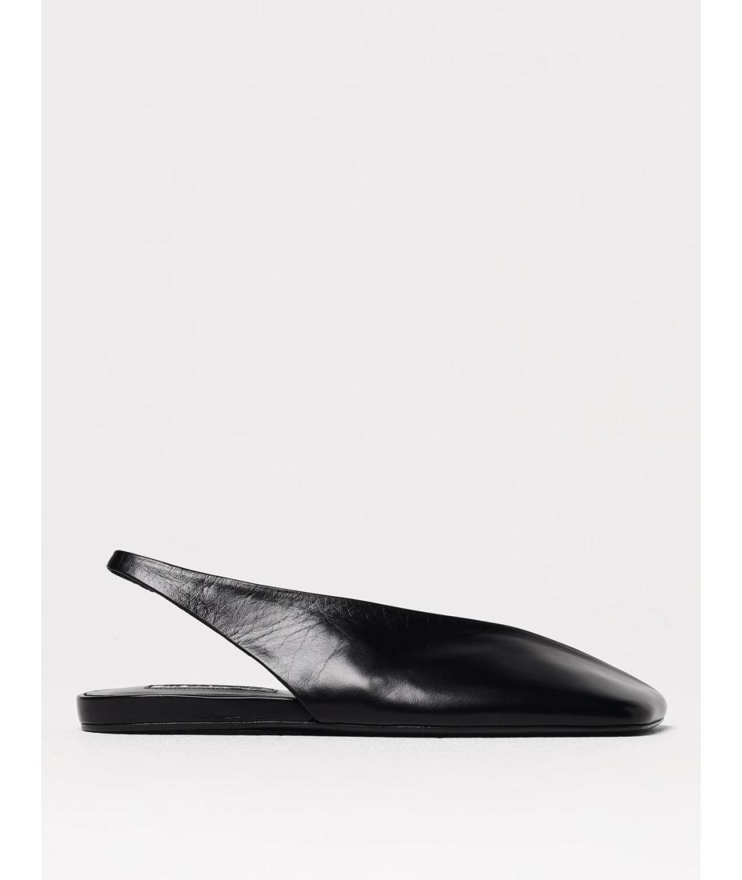 JIL SANDER Черные балетки, фото 5