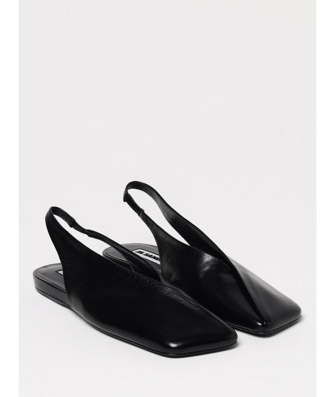 JIL SANDER Черные балетки, фото 2