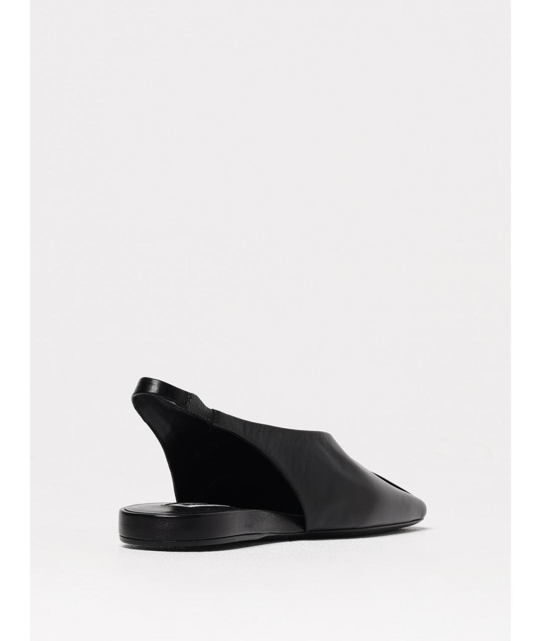 JIL SANDER Черные балетки, фото 3