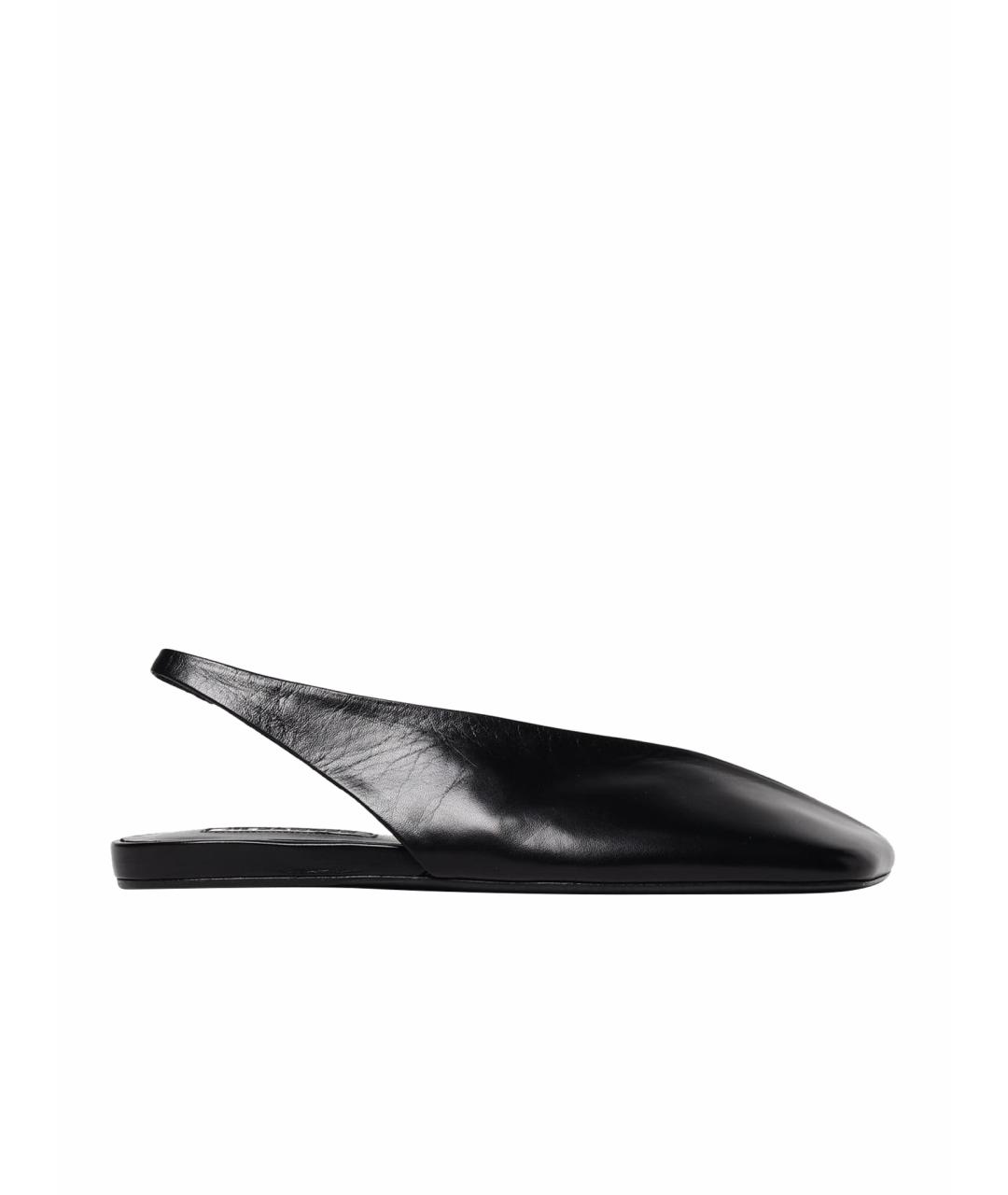 JIL SANDER Черные балетки, фото 1