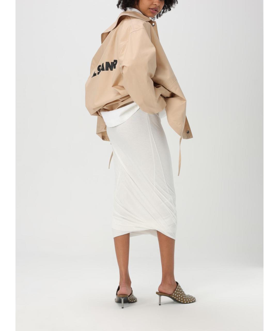 JIL SANDER Бежевая куртка, фото 3