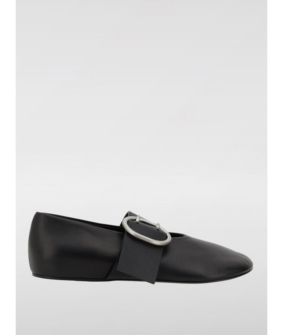 JIL SANDER Черные балетки, фото 4