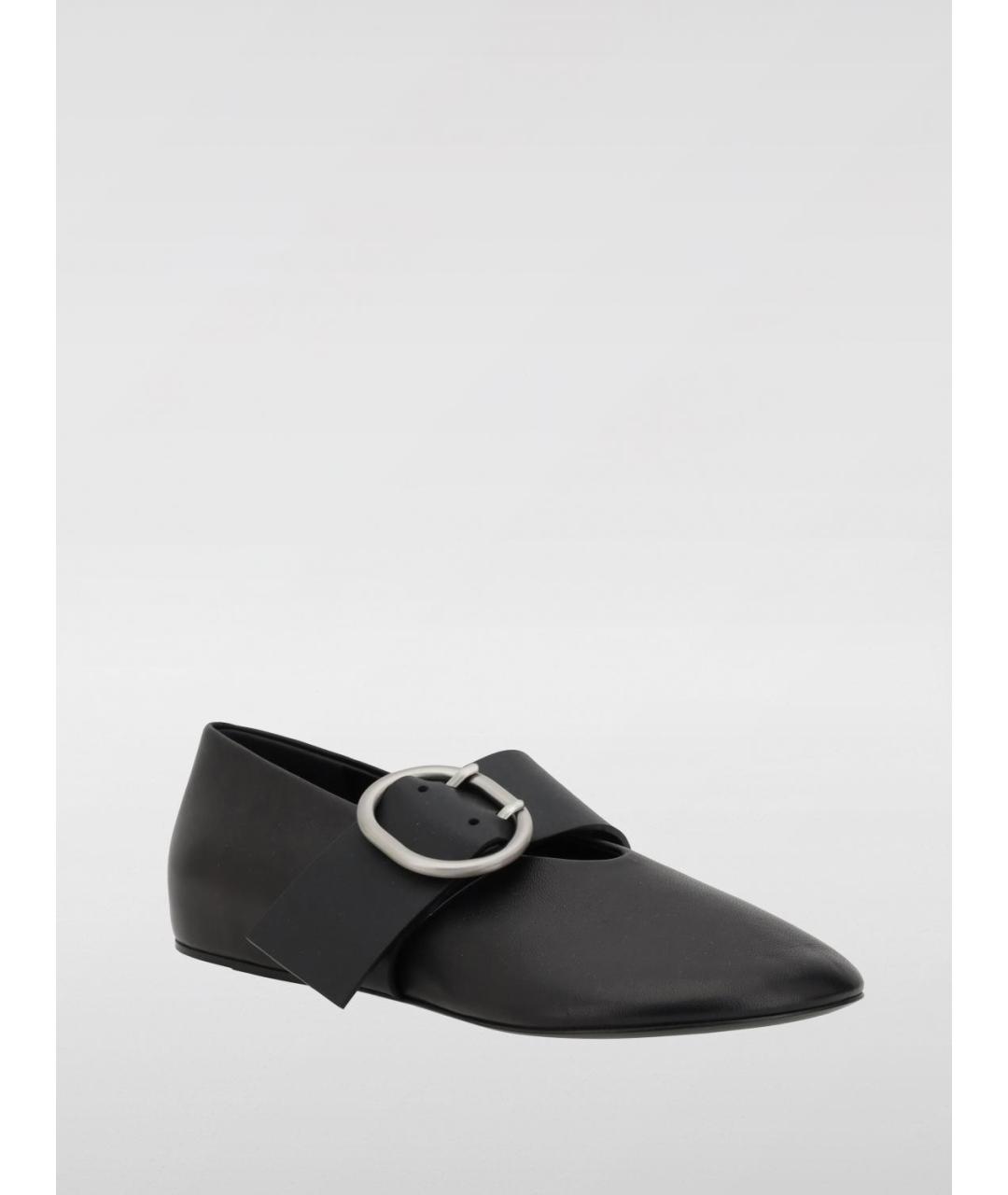 JIL SANDER Черные балетки, фото 2