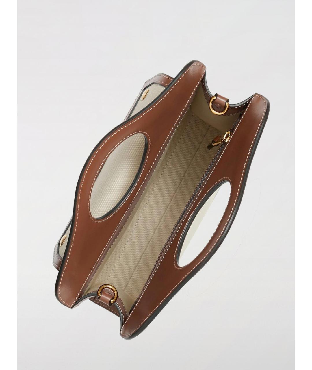 BURBERRY Коричневая сумка тоут, фото 5
