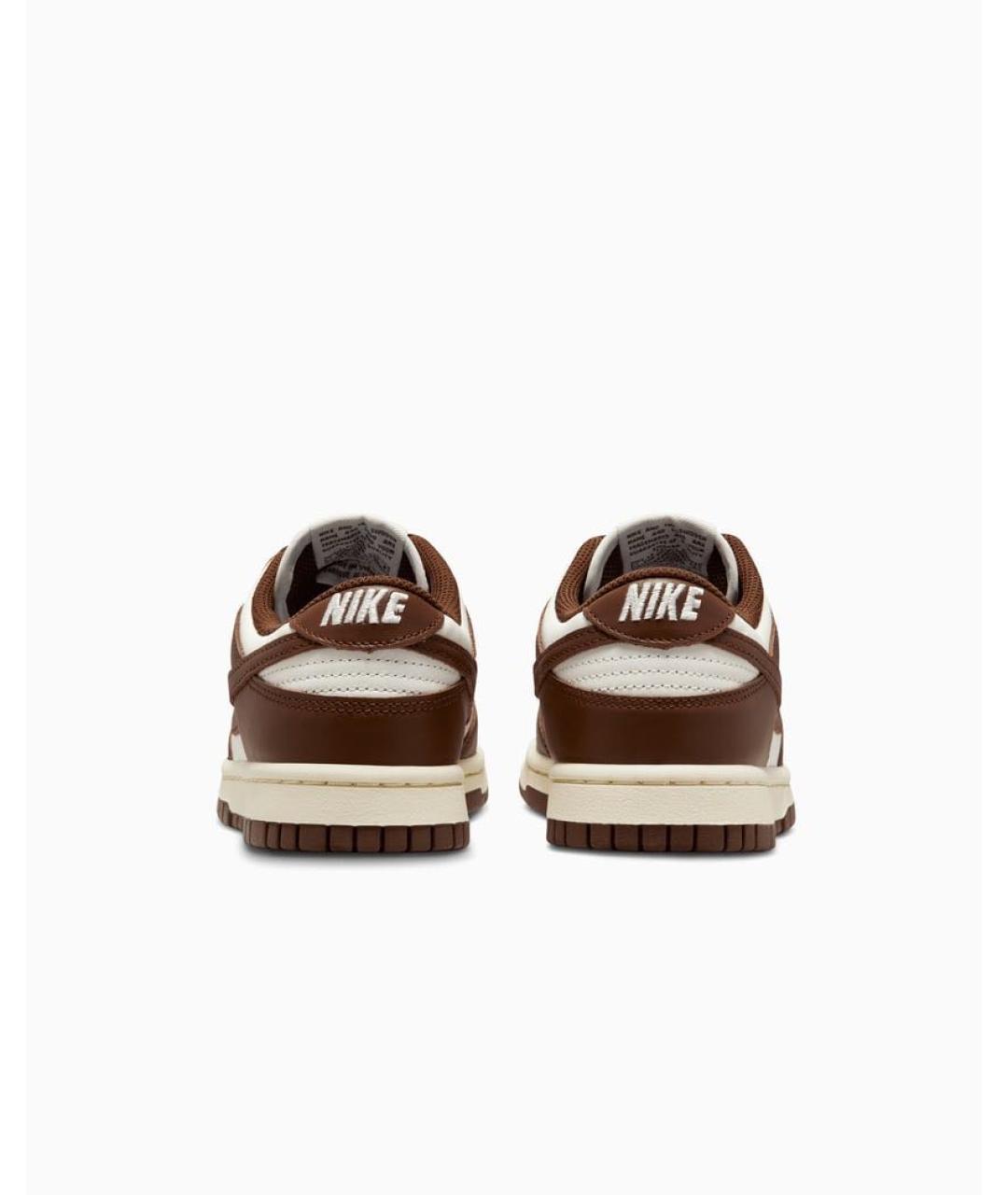 NIKE Коричневые кожаные кроссовки, фото 4