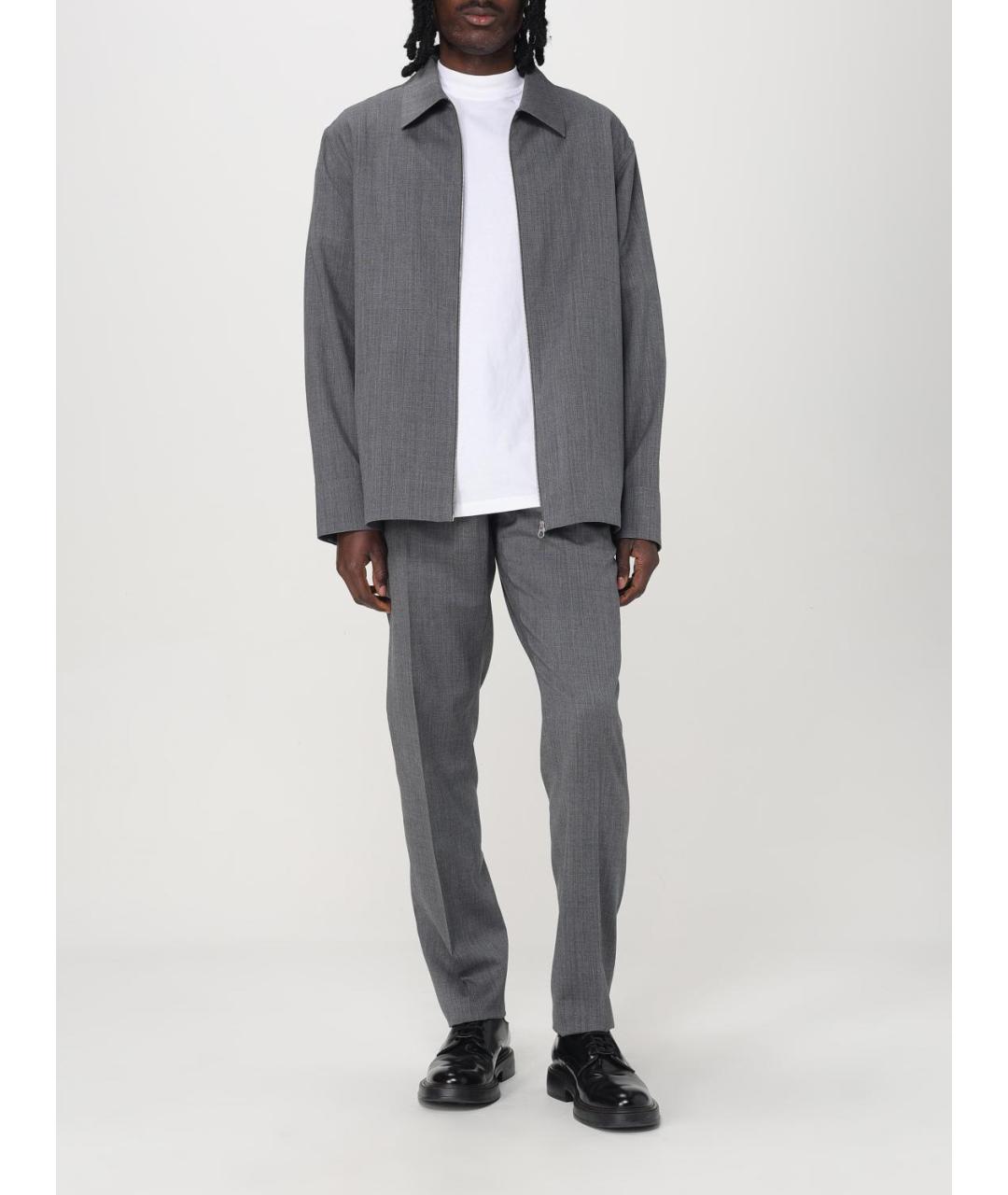 JIL SANDER Серая куртка, фото 3