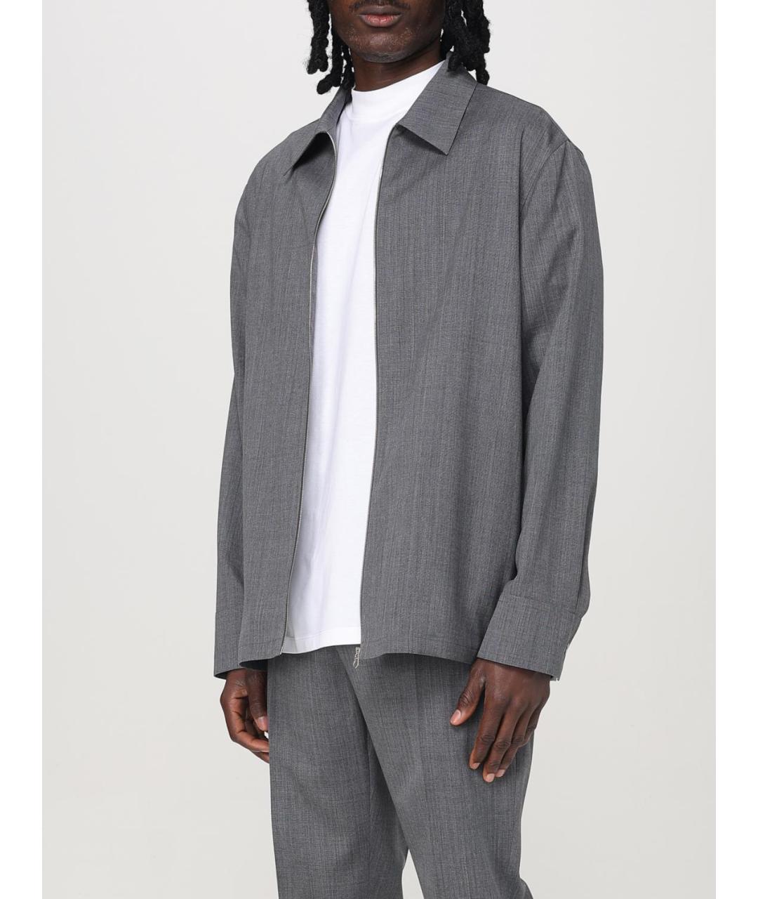 JIL SANDER Серая куртка, фото 5