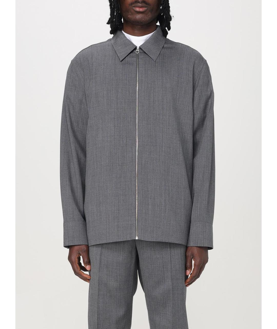 JIL SANDER Серая куртка, фото 2
