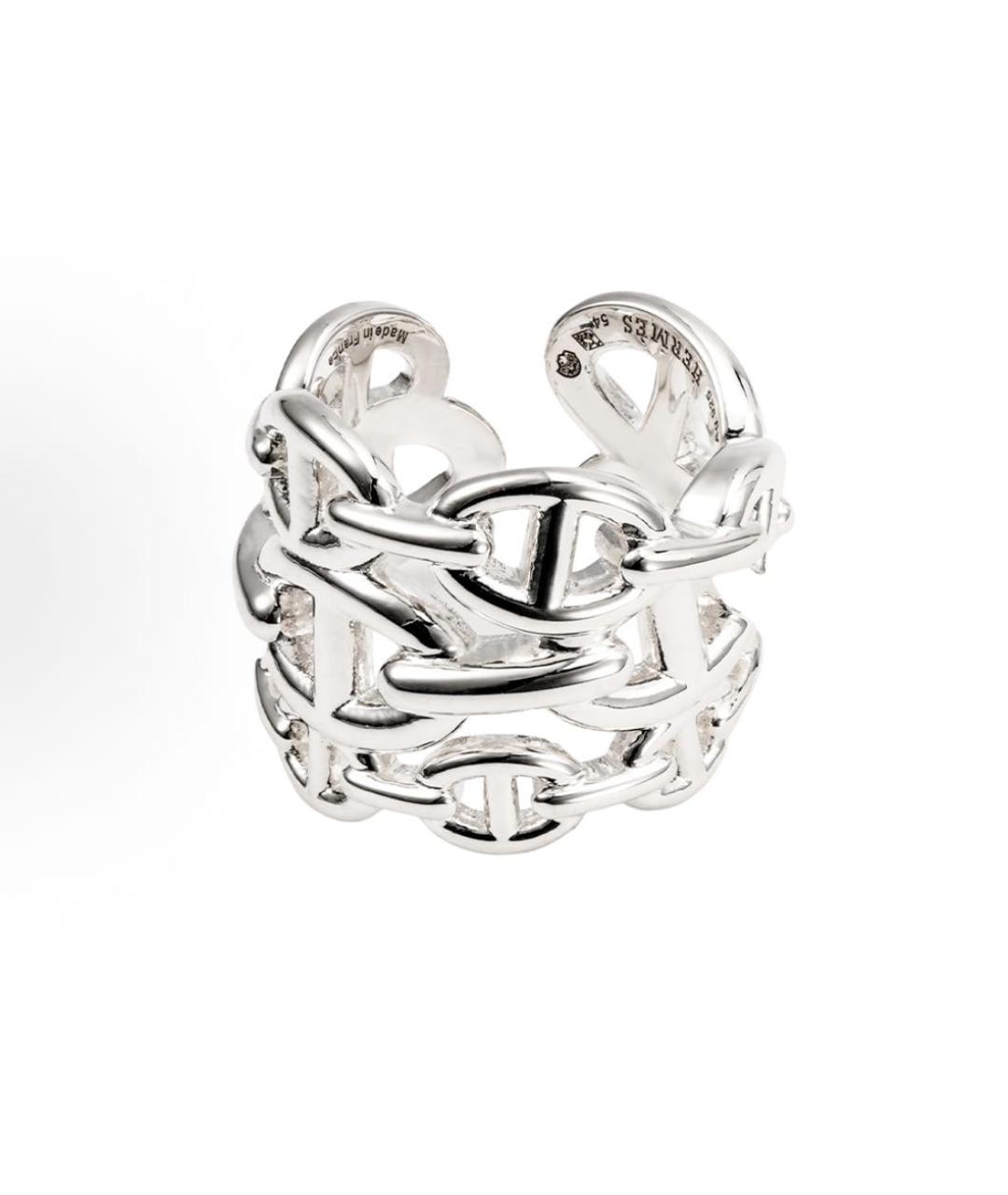 HERMES Серебряное серебряное кольцо, фото 2