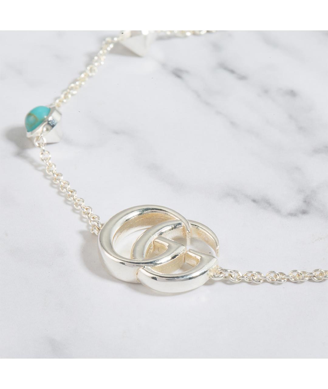 GUCCI Серебряный браслет, фото 4