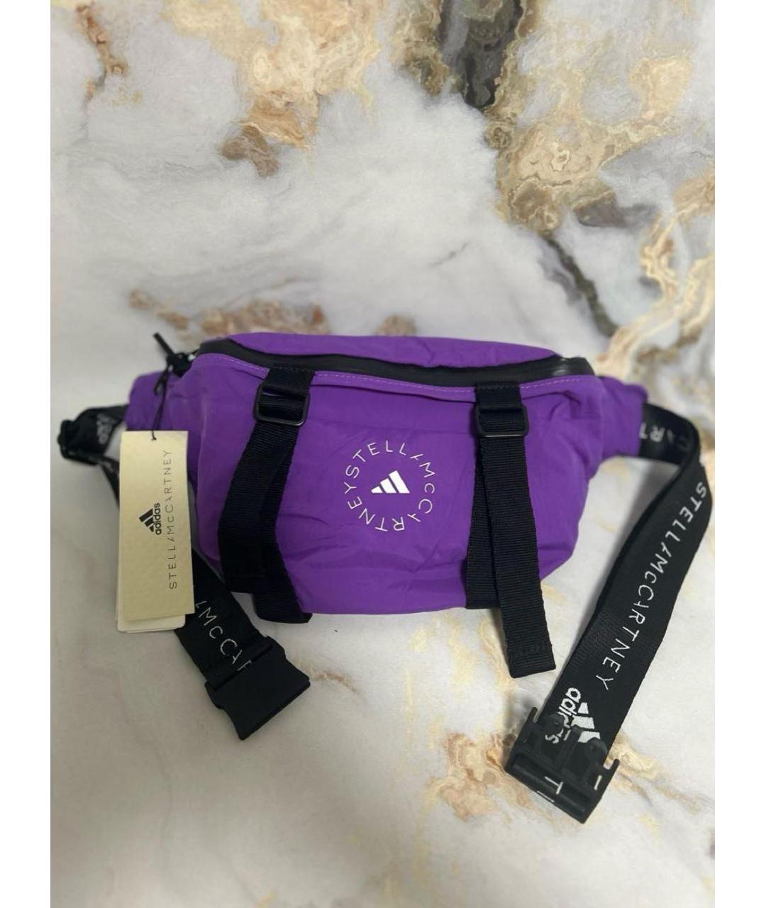 ADIDAS BY STELLA MCCARTNEY Фиолетовая поясная сумка, фото 3