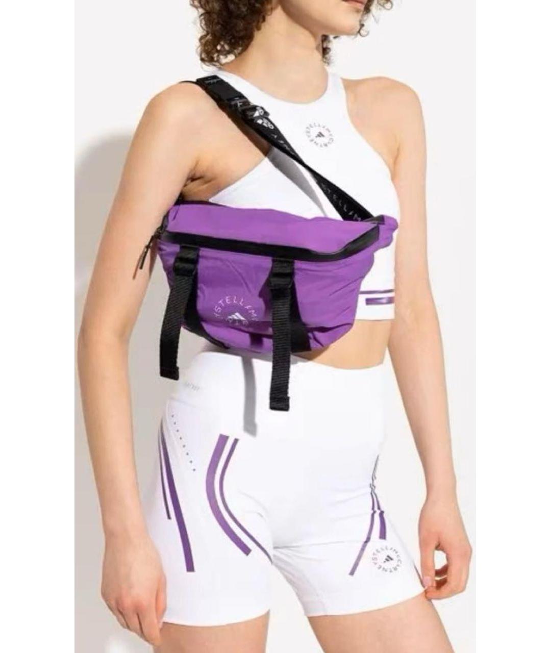 ADIDAS BY STELLA MCCARTNEY Фиолетовая поясная сумка, фото 8
