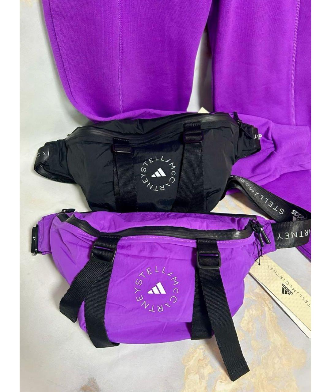 ADIDAS BY STELLA MCCARTNEY Фиолетовая поясная сумка, фото 2
