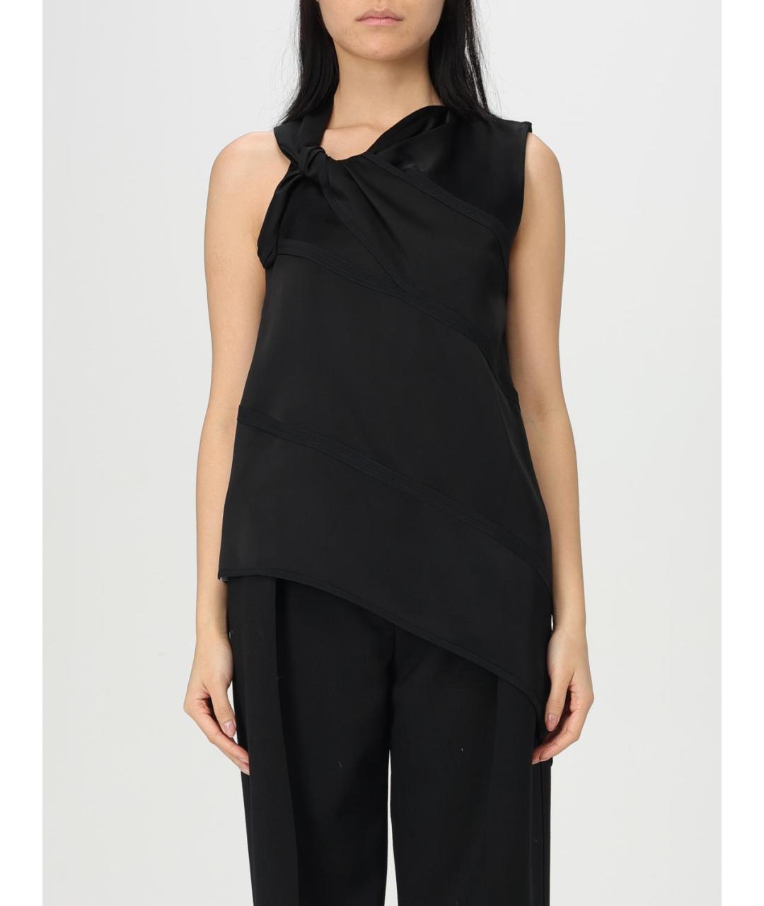 JIL SANDER Черная майка, фото 6