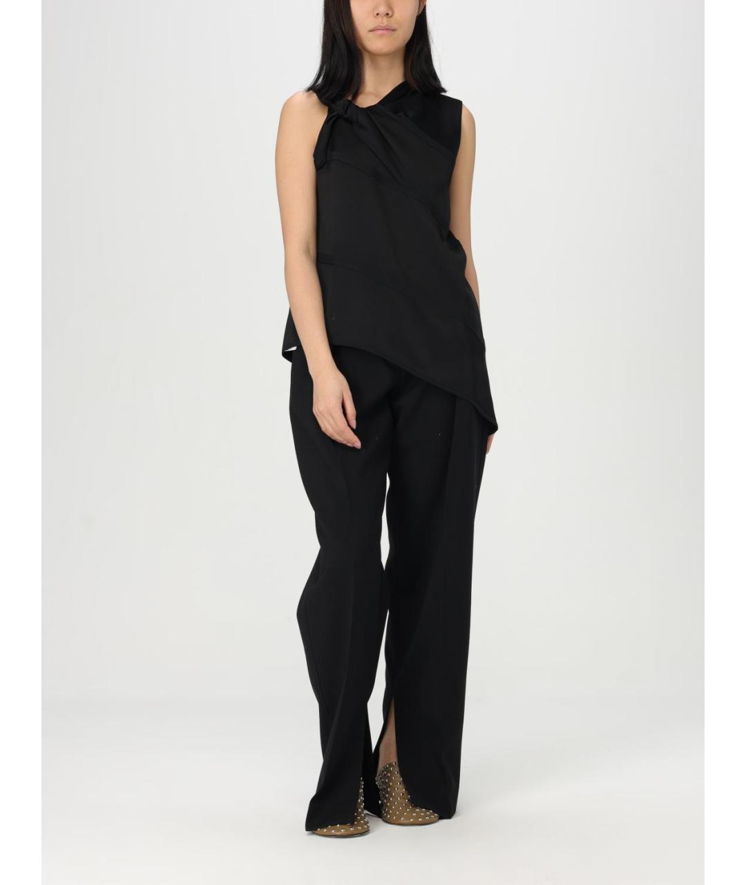 JIL SANDER Черная майка, фото 2