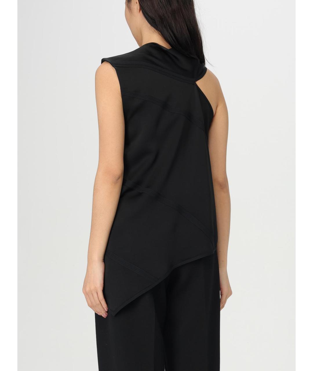 JIL SANDER Черная майка, фото 3
