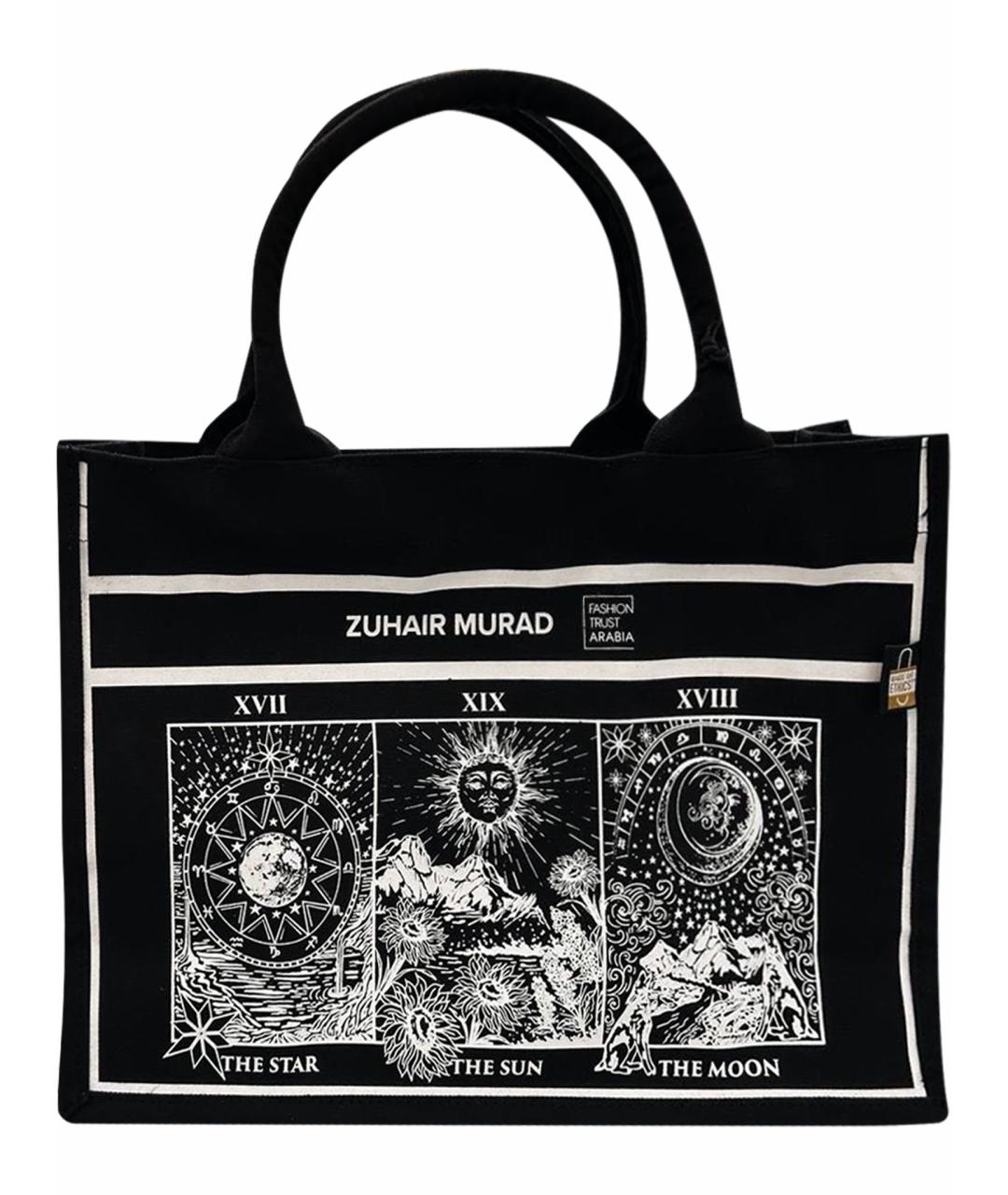 ZUHAIR MURAD Черная сумка тоут, фото 1