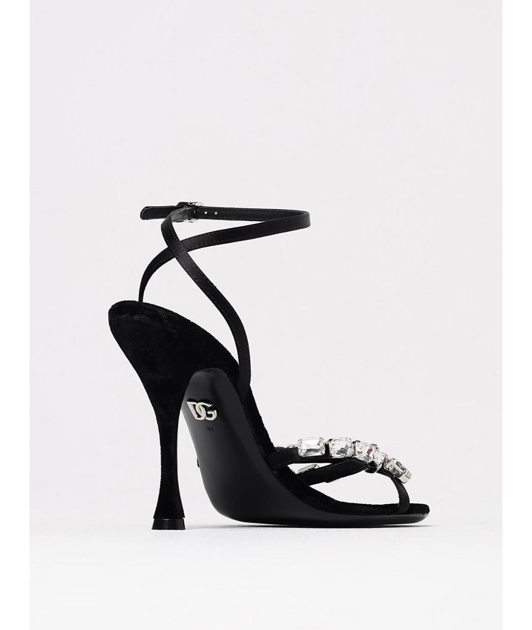 DOLCE&GABBANA Черные сандалии, фото 3