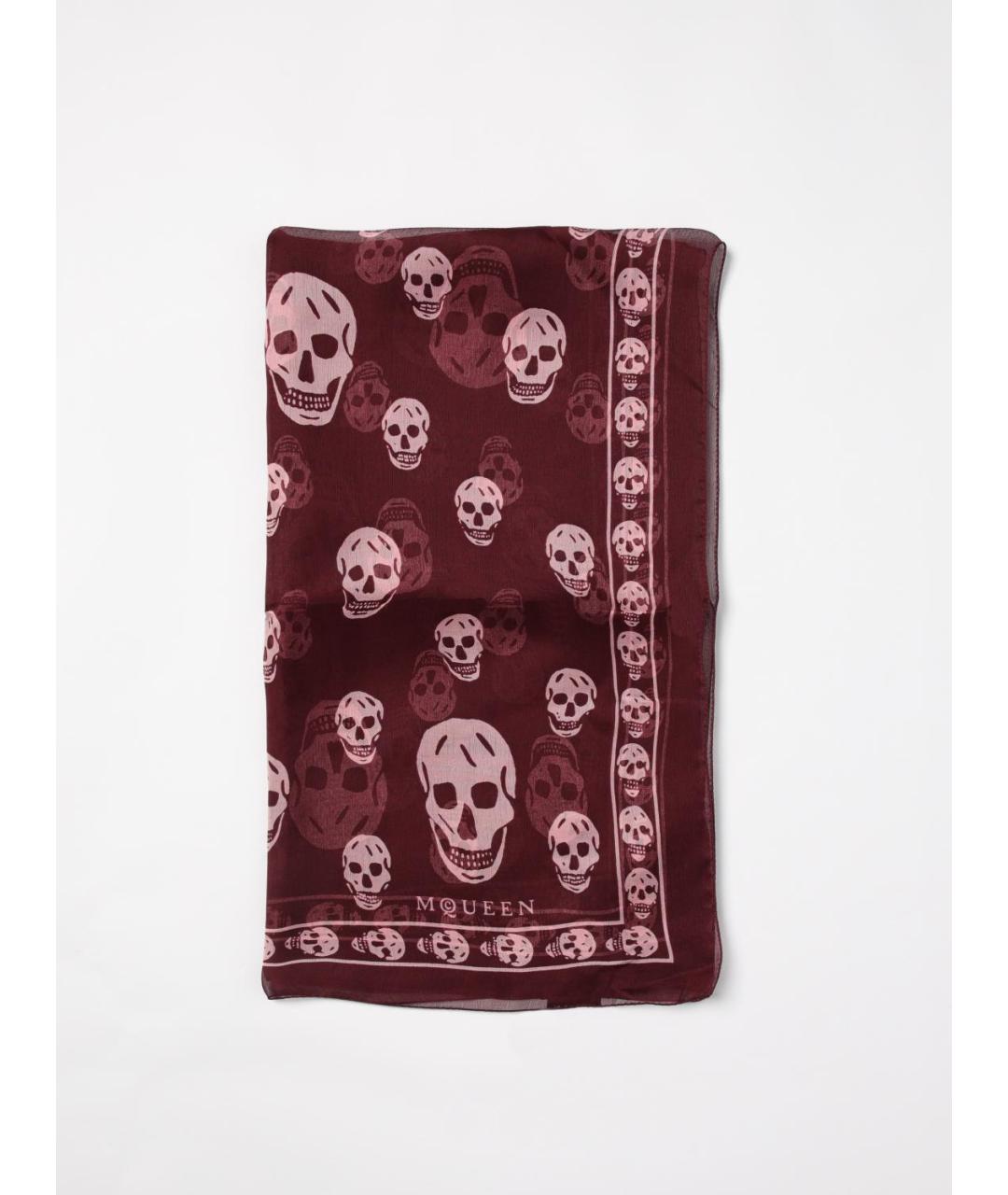 ALEXANDER MCQUEEN Красный шарф, фото 4