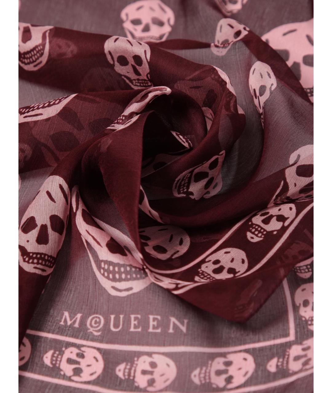 ALEXANDER MCQUEEN Красный шарф, фото 3