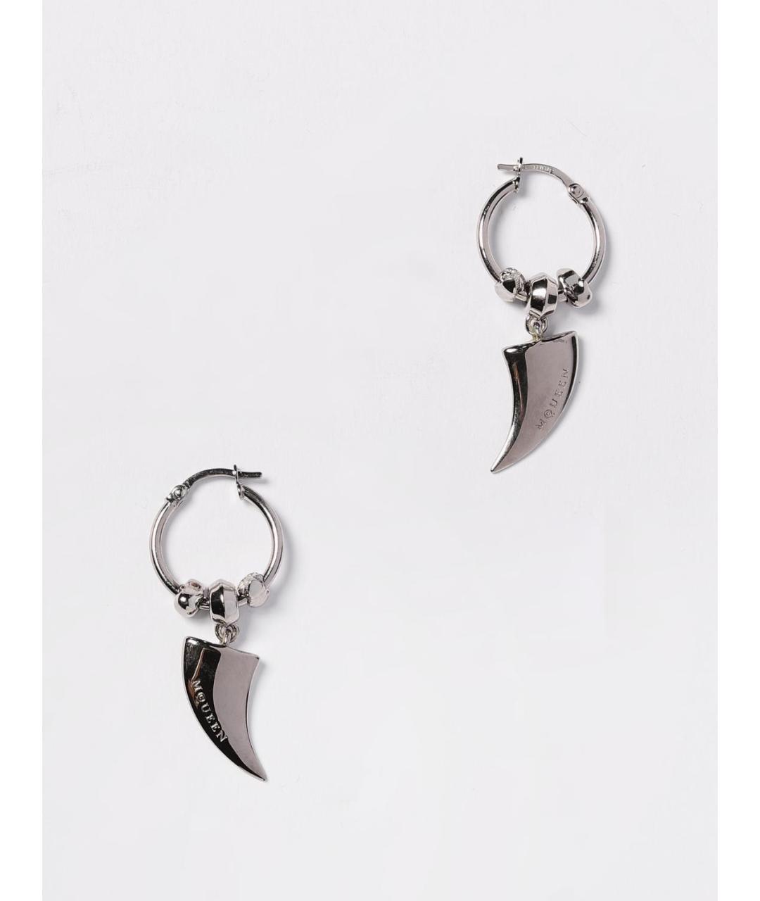 ALEXANDER MCQUEEN Серебряные металлические серьги, фото 4