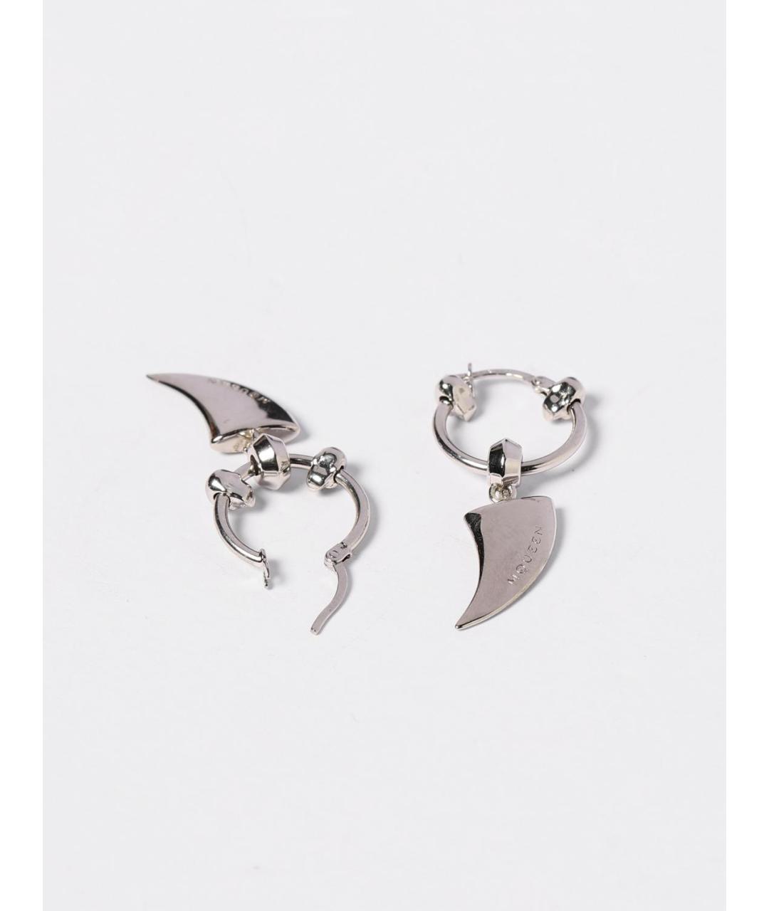 ALEXANDER MCQUEEN Серебряные металлические серьги, фото 3
