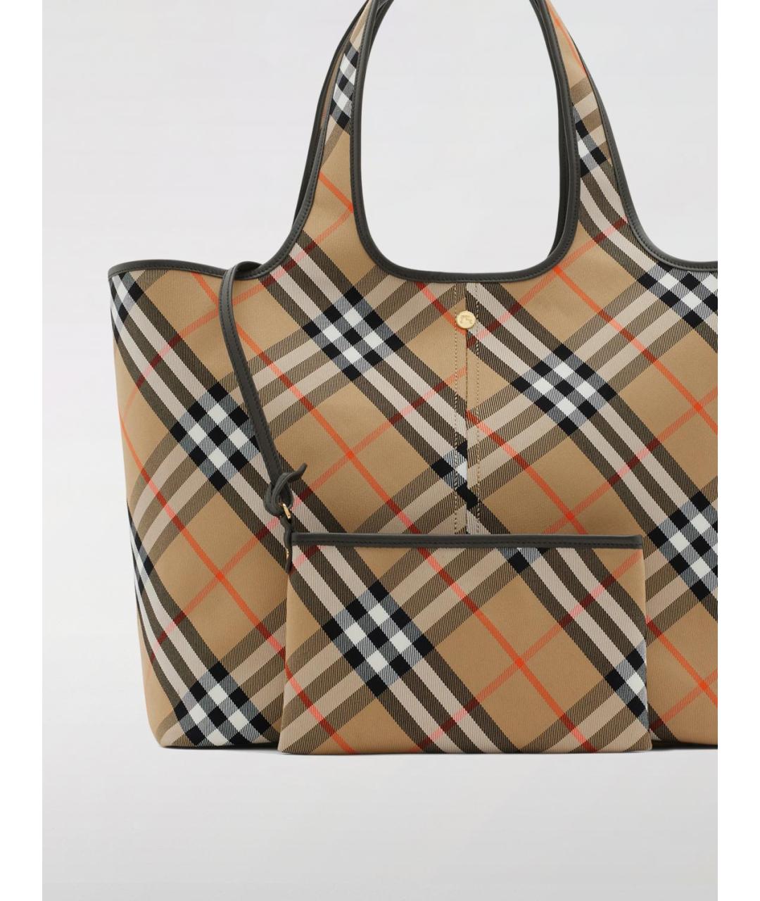 BURBERRY Бежевая сумка тоут, фото 4