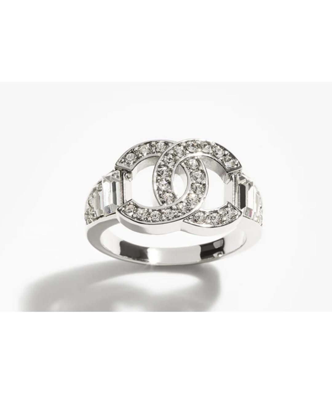 CHANEL Серебряное металлическое кольцо, фото 5