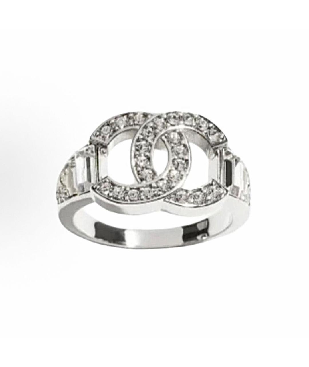 CHANEL Серебряное металлическое кольцо, фото 2