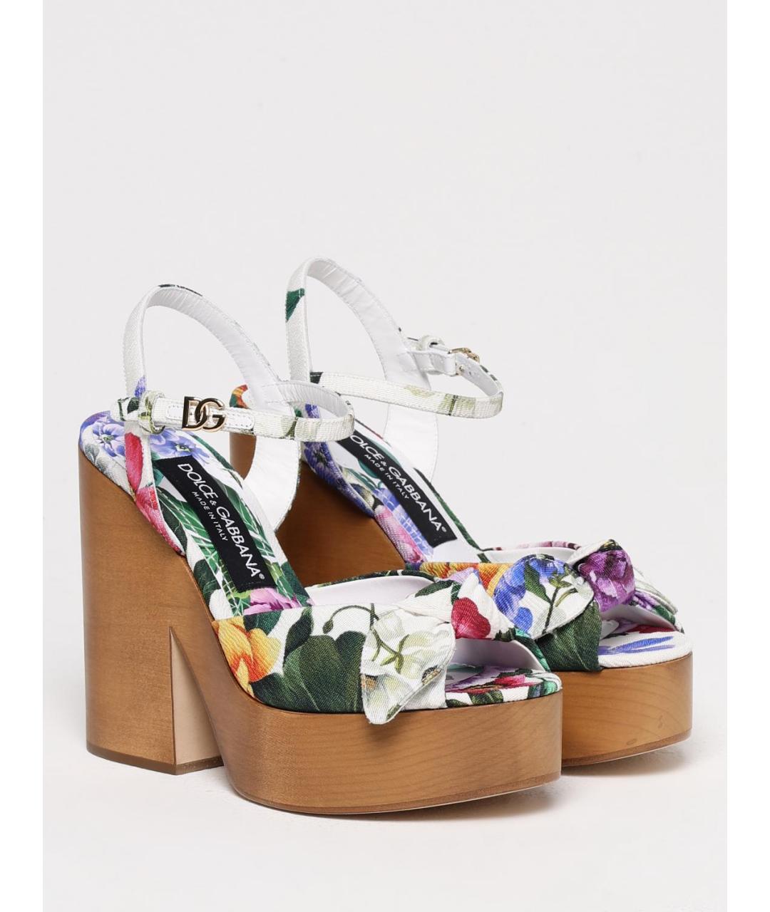 DOLCE&GABBANA Мульти босоножки, фото 2