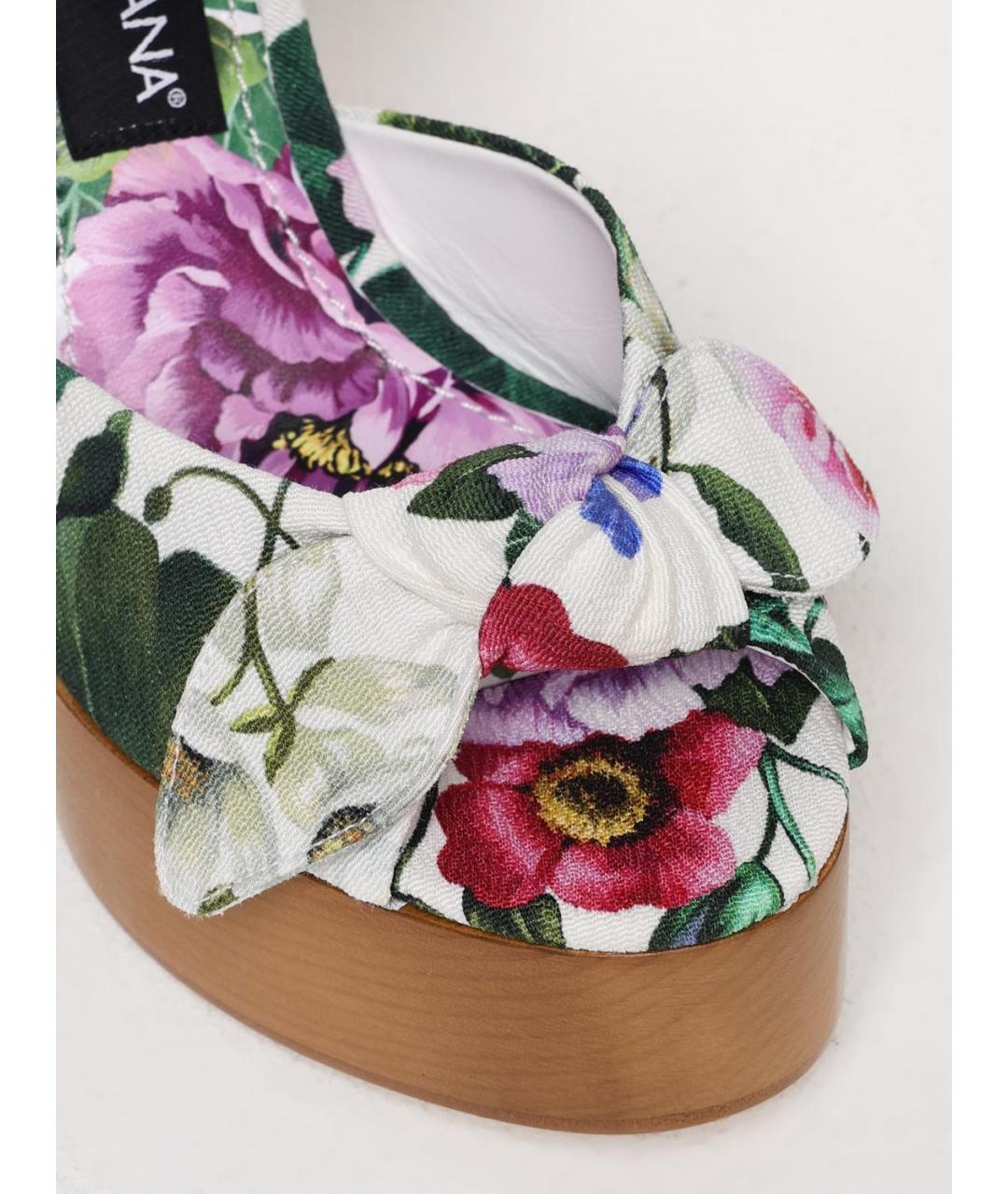 DOLCE&GABBANA Мульти босоножки, фото 4