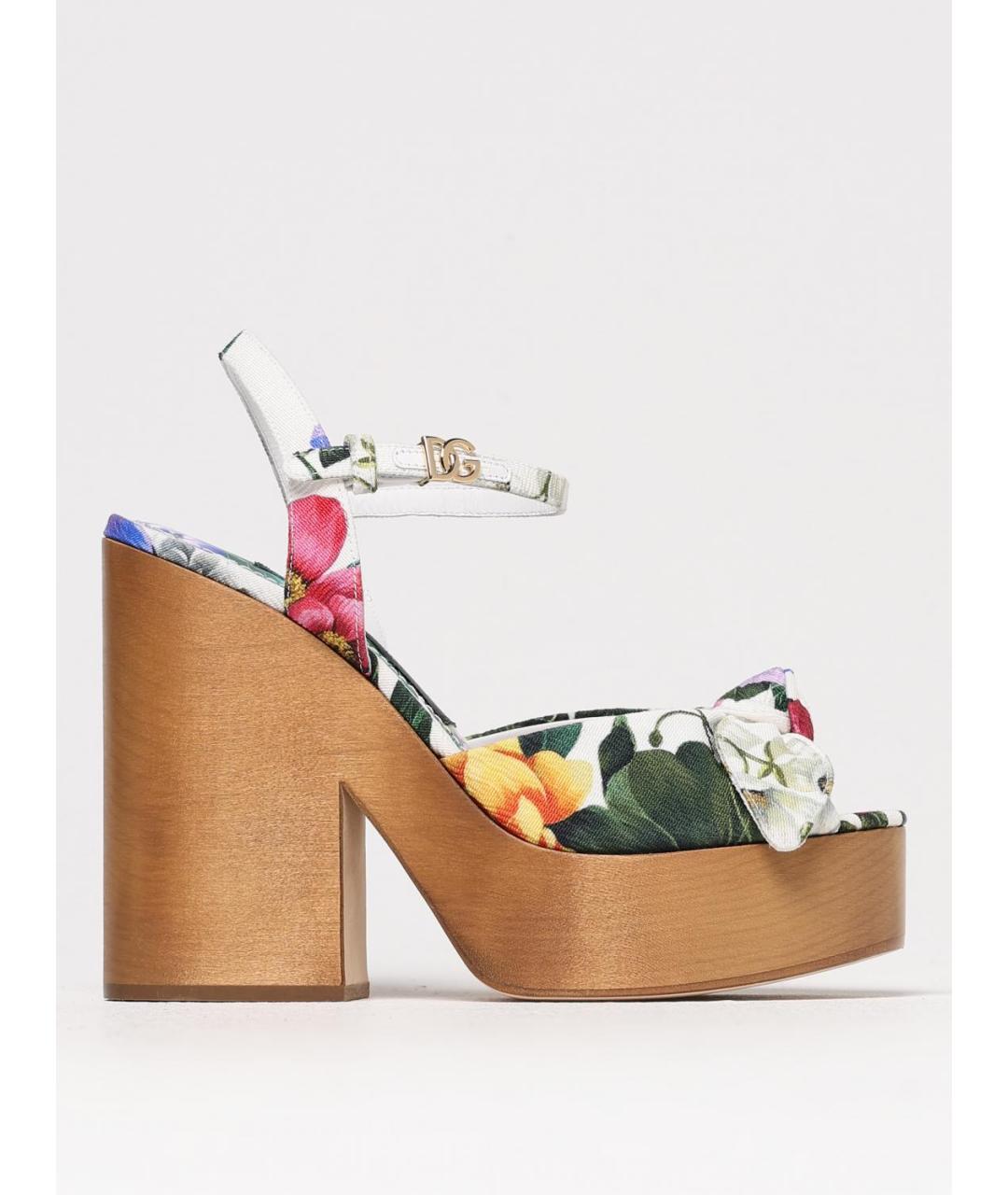 DOLCE&GABBANA Мульти босоножки, фото 5