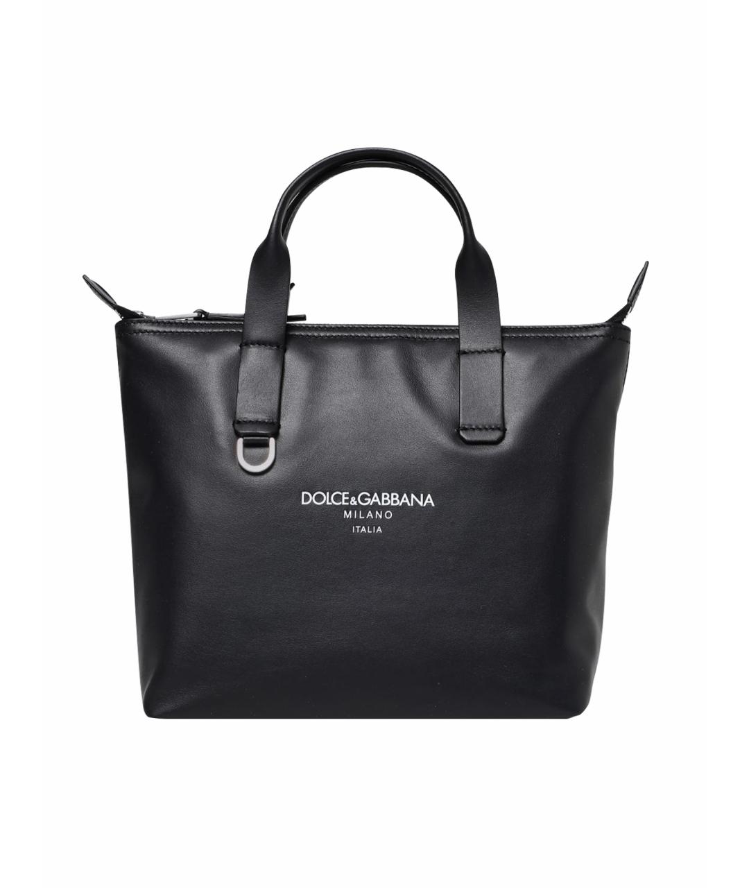 DOLCE&GABBANA Черная сумка тоут, фото 1