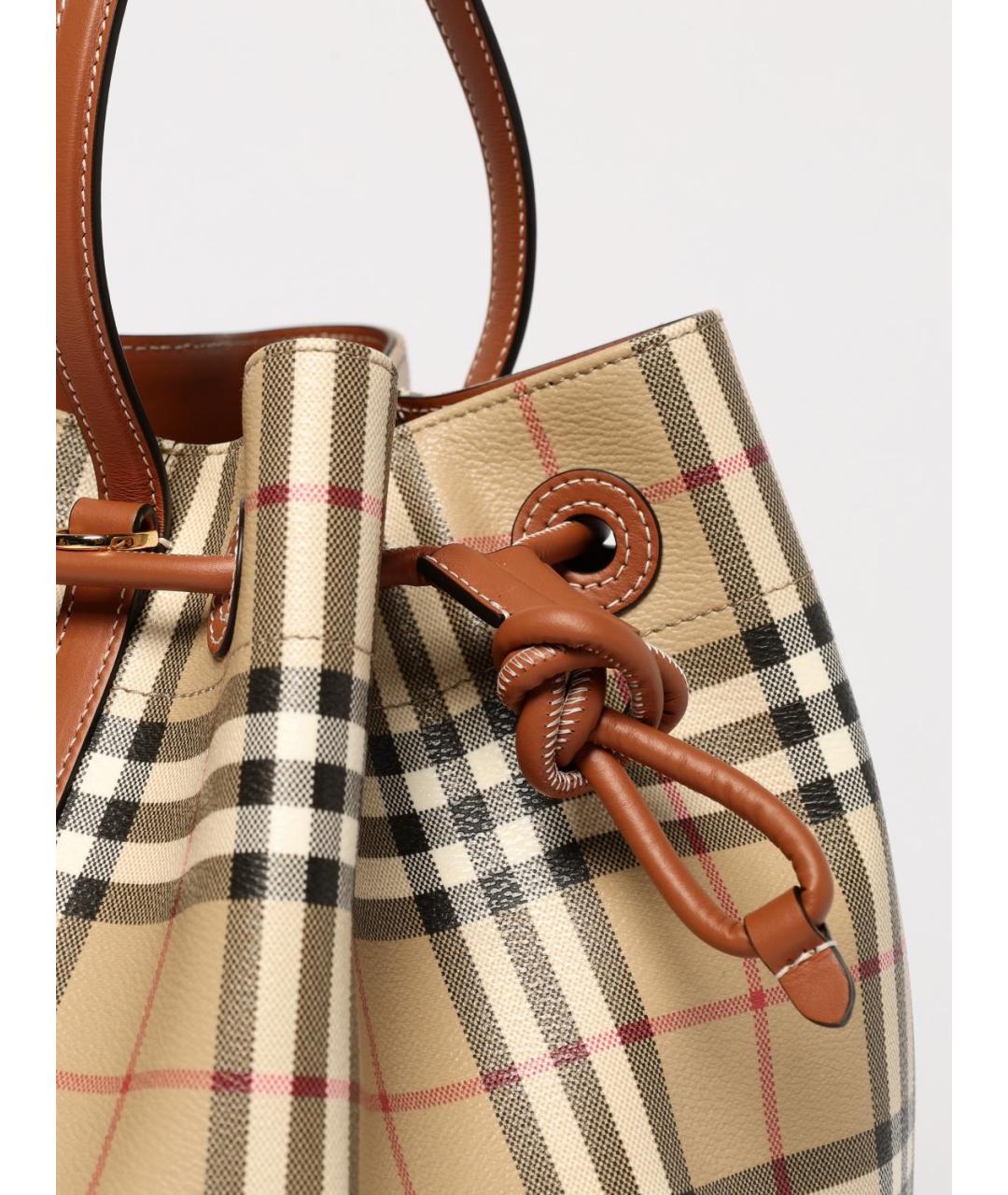 BURBERRY Бежевая сумка тоут, фото 4