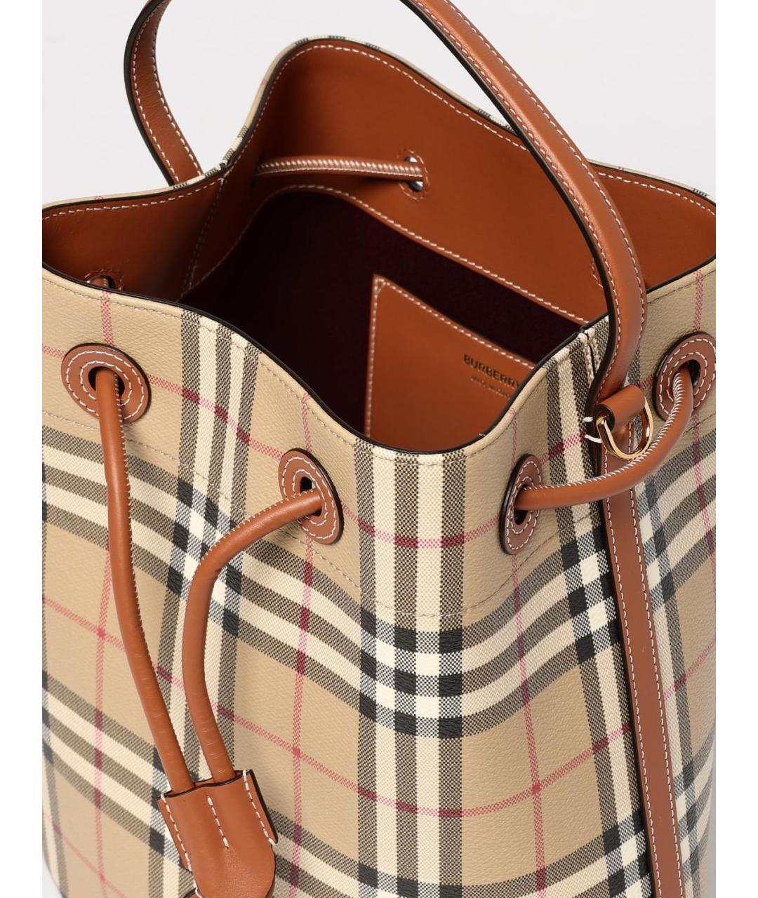 BURBERRY Бежевая сумка тоут, фото 5