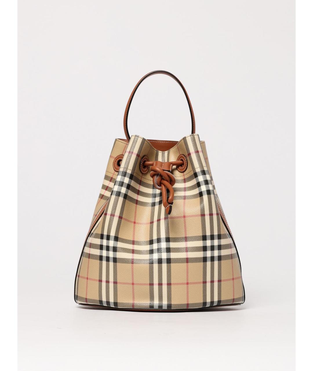 BURBERRY Бежевая сумка тоут, фото 6