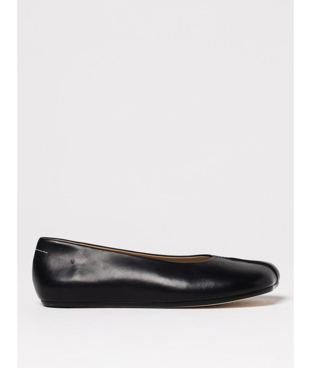 MM6 MAISON MARGIELA Черные кожаные балетки, фото 5