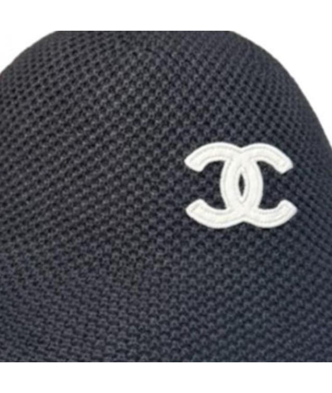 CHANEL Темно-синяя шляпа, фото 3