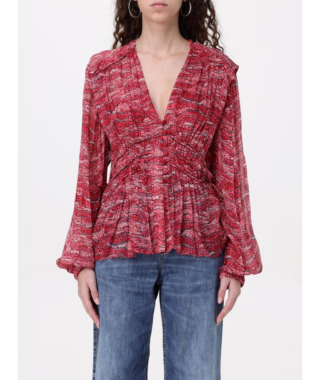 ISABEL MARANT Красная блузы, фото 2