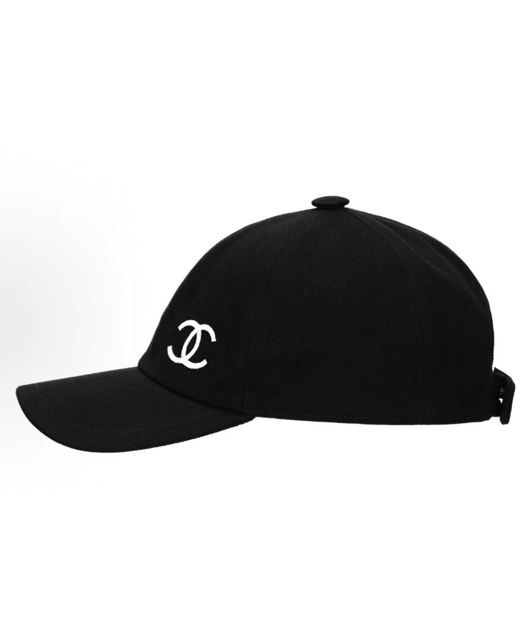 CHANEL Черная кепка, фото 2